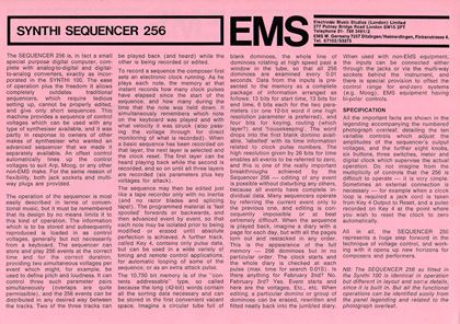 Ems-Sequencer 256